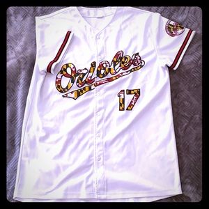 Orioles Baseball Jersey Maryland Flag White #17 ⚾️